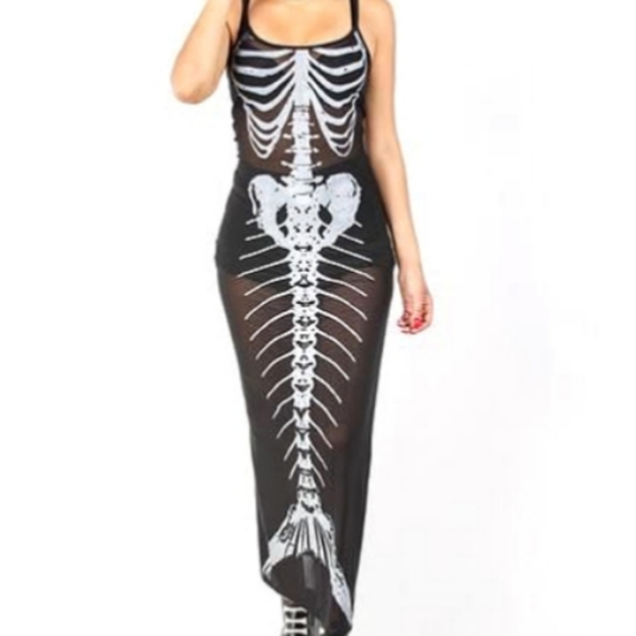 Iron Fist Dresses & Skirts - 💀🖤𝕴𝖗𝖔𝖓 𝕱𝖎𝖘𝖙 Bone Deep Mesh Maxi Dress